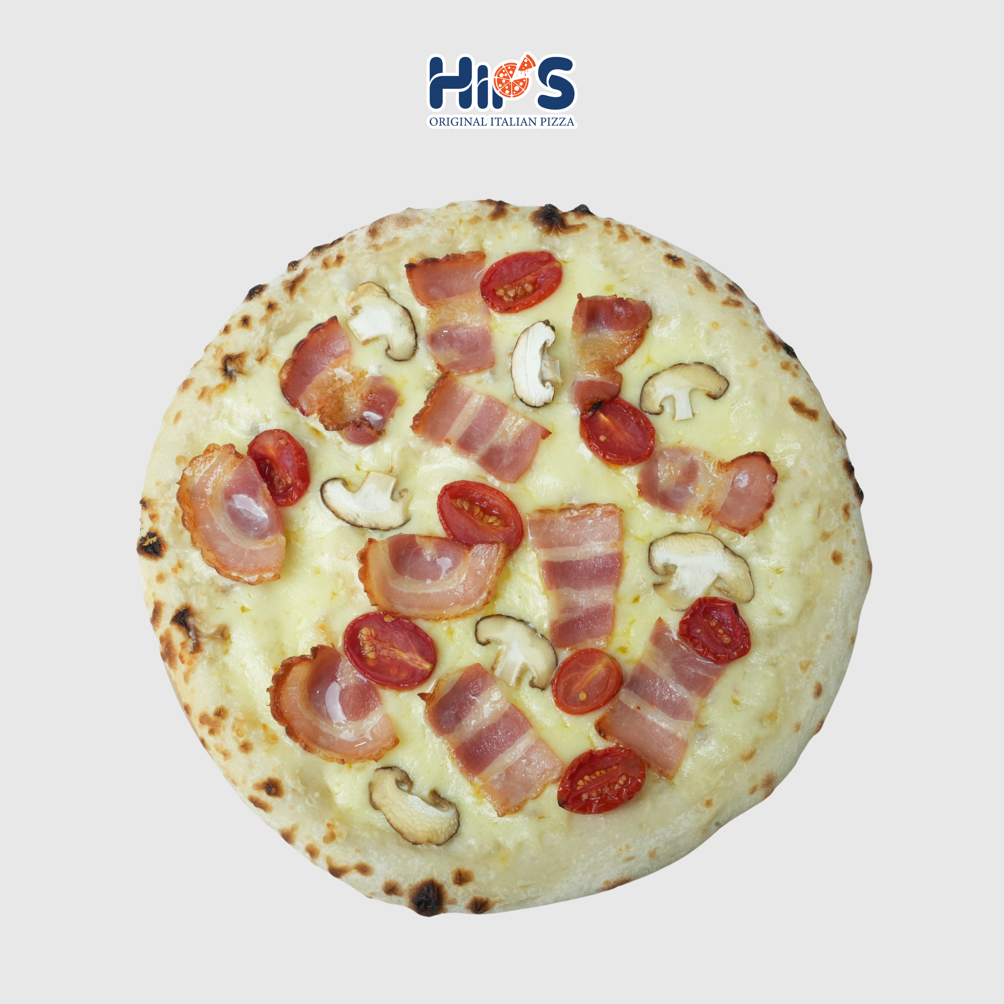Pizza Ba chỉ hun khói